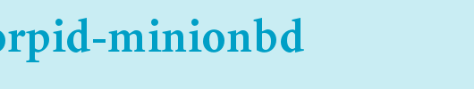 AdobeCorpID-MinionBd.otf