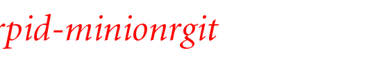AdobeCorpID-MinionRgIt.otf