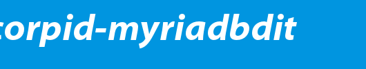 AdobeCorpID-MyriadBdIt.otf