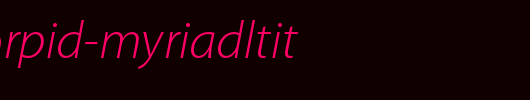 AdobeCorpID-MyriadLtIt.otf