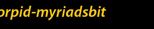 AdobeCorpID-MyriadSbIt.otf