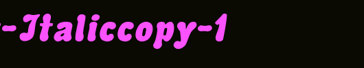 Advert-Italiccopy-1_英文字体