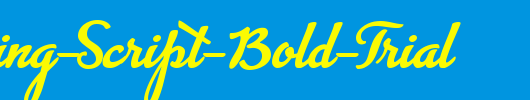 Advertising-Script-Bold-Trial_英文字体