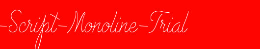 Advertising-Script-Monoline-Trial_英文字体