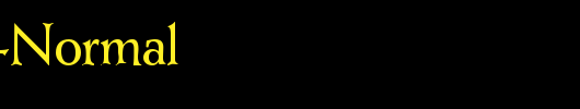 AeroDB-Normal_英文字体