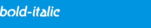 Aerolite-Bold-Italic