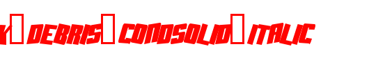 Aftershock-Debris-CondSolid-Italic_英文字体
