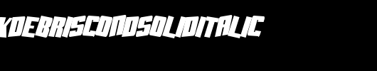 AftershockDebrisCondSolidItalic.ttf