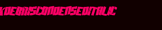 AftershockDebrisCondensedItalic.ttf