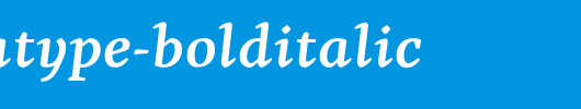 Agendatype-BoldItalic.otf