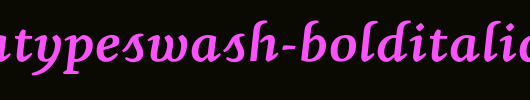 AgendatypeSwash-BoldItalic.otf