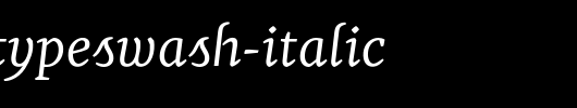 AgendatypeSwash-Italic.otf