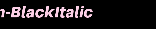 Aileron-BlackItalic_英文字体