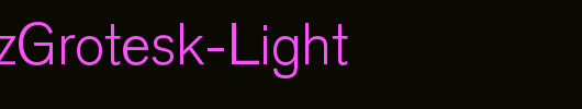 AkzidenzGrotesk-Light_英文字体