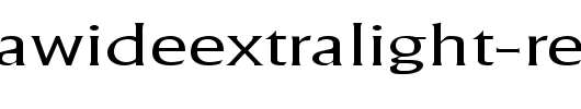 AlbertaWideExtralight-Regular_英文字体