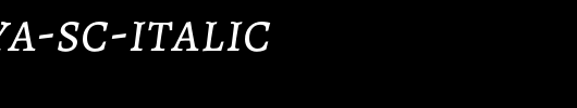 Alegreya-SC-Italic