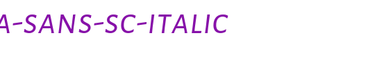 Alegreya-Sans-SC-Italic