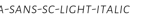 Alegreya-Sans-SC-Light-Italic