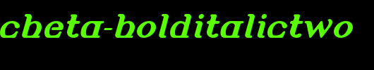 AlembicBeta-BoldItalicTwo.otf
