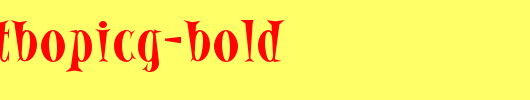 AlleycatBopICG-Bold.otf