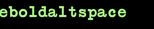 AllureBoldAltSpace.otf
