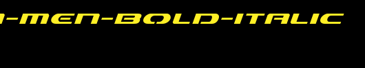 Alpha-Men-Bold-Italic