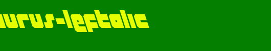 Alpha-Taurus-Leftalic.ttf