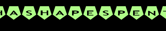 AlphaShapespentagons2.ttf