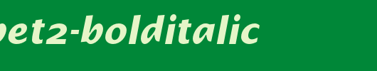 Alphabet2-BoldItalic.otf