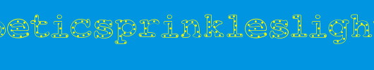 AlphabeticSprinklesLight_英文字体