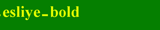 Alpsoft-Esliye-Bold.ttf