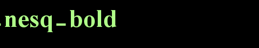 Alpsoft-Nesq-Bold.ttf