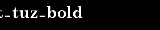 Alpsoft-Tuz-Bold.ttf