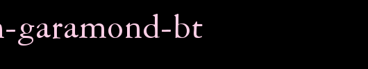 American-Garamond-BT_英文字体