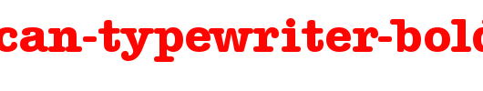 American-Typewriter-Bold-BT_英文字体