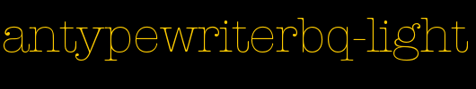 AmericanTypewriterBQ-Light.otf