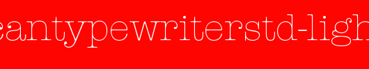 AmericanTypewriterStd-Light.otf