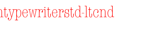 AmericanTypewriterStd-LtCnd.otf