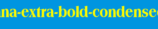 Americana-Extra-Bold-Condensed-BT_英文字体