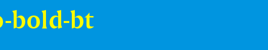 Amerigo-Bold-BT_英文字体