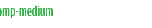 AmplitudeComp-Medium_英文字体