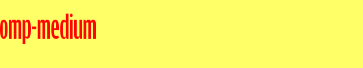 AmplitudeExtraComp-Medium_英文字体