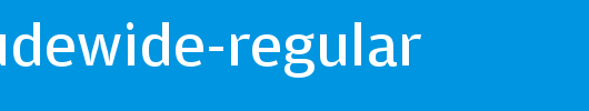 AmplitudeWide-Regular_英文字体