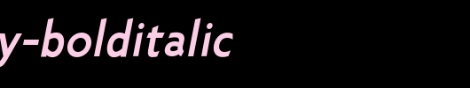 Ancillary-BoldItalic