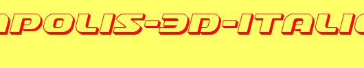 Annapolis-3D-Italic