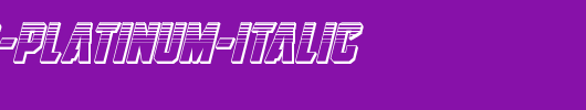 Antilles-Platinum-Italic