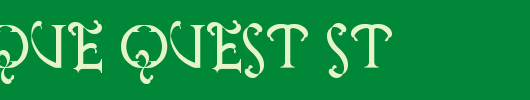 Antique-Quest-St_英文字体