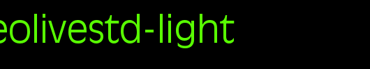 AntiqueOliveStd-Light.otf