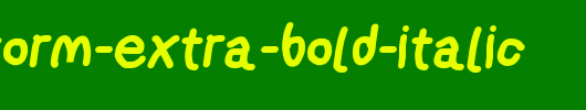 AppleStorm-Extra-Bold-Italic