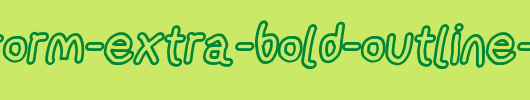 AppleStorm-Extra-Bold-Outline-Italic